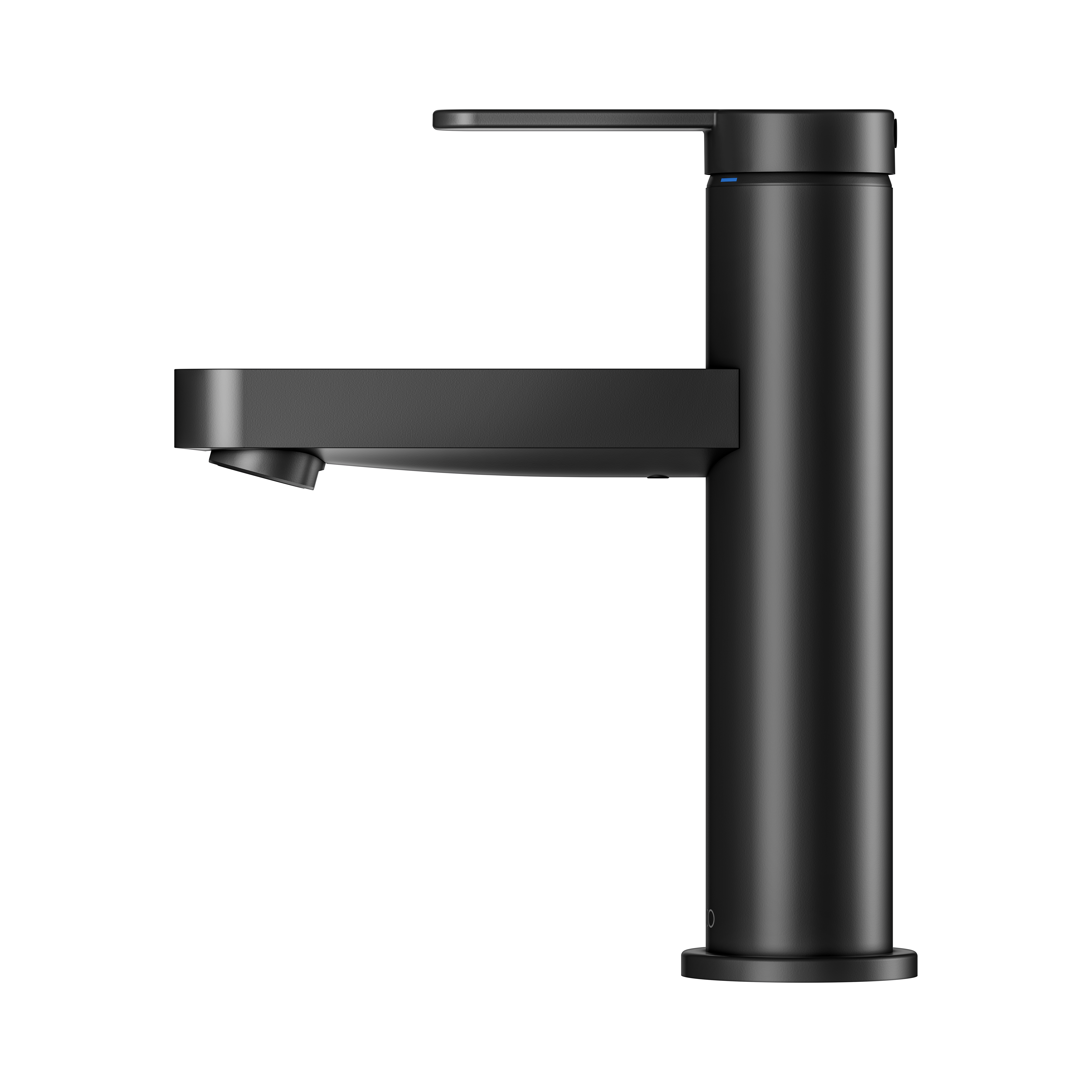 Freisteller IXMO FLAT Einhebel Waschtischmischer schwarz matt seitlich