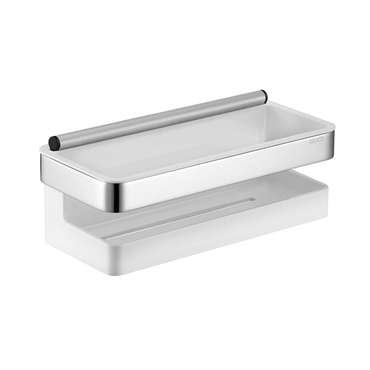 MOLL Duschkorb mit Glasabzieher