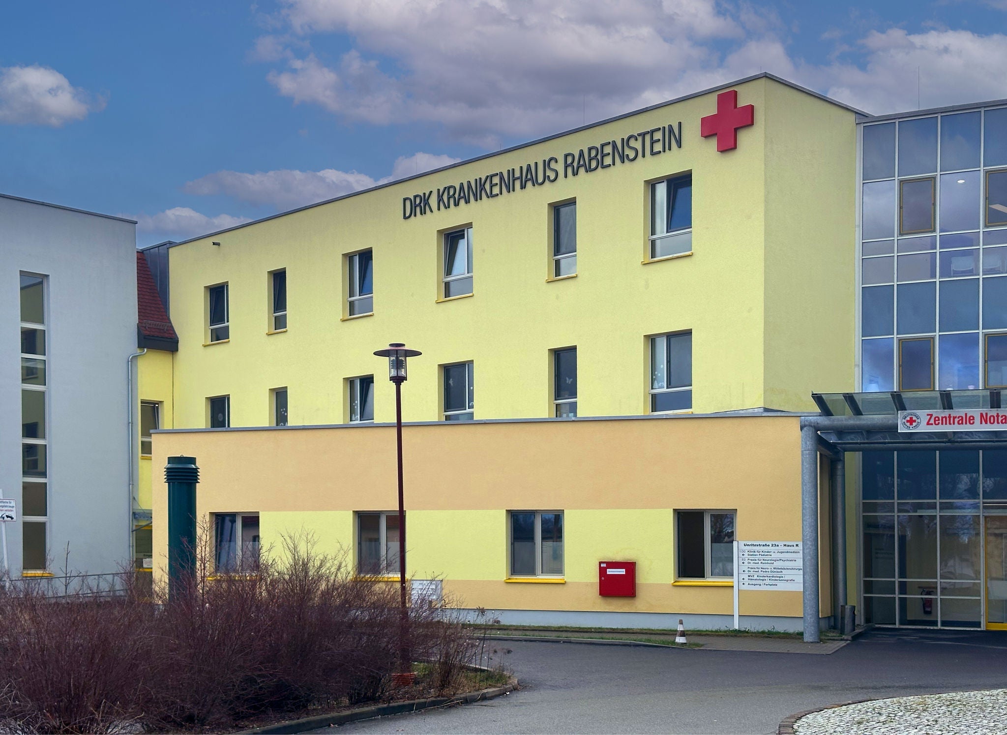 Außenansicht DRK Krankenhaus Rabenstein in Chemnitz