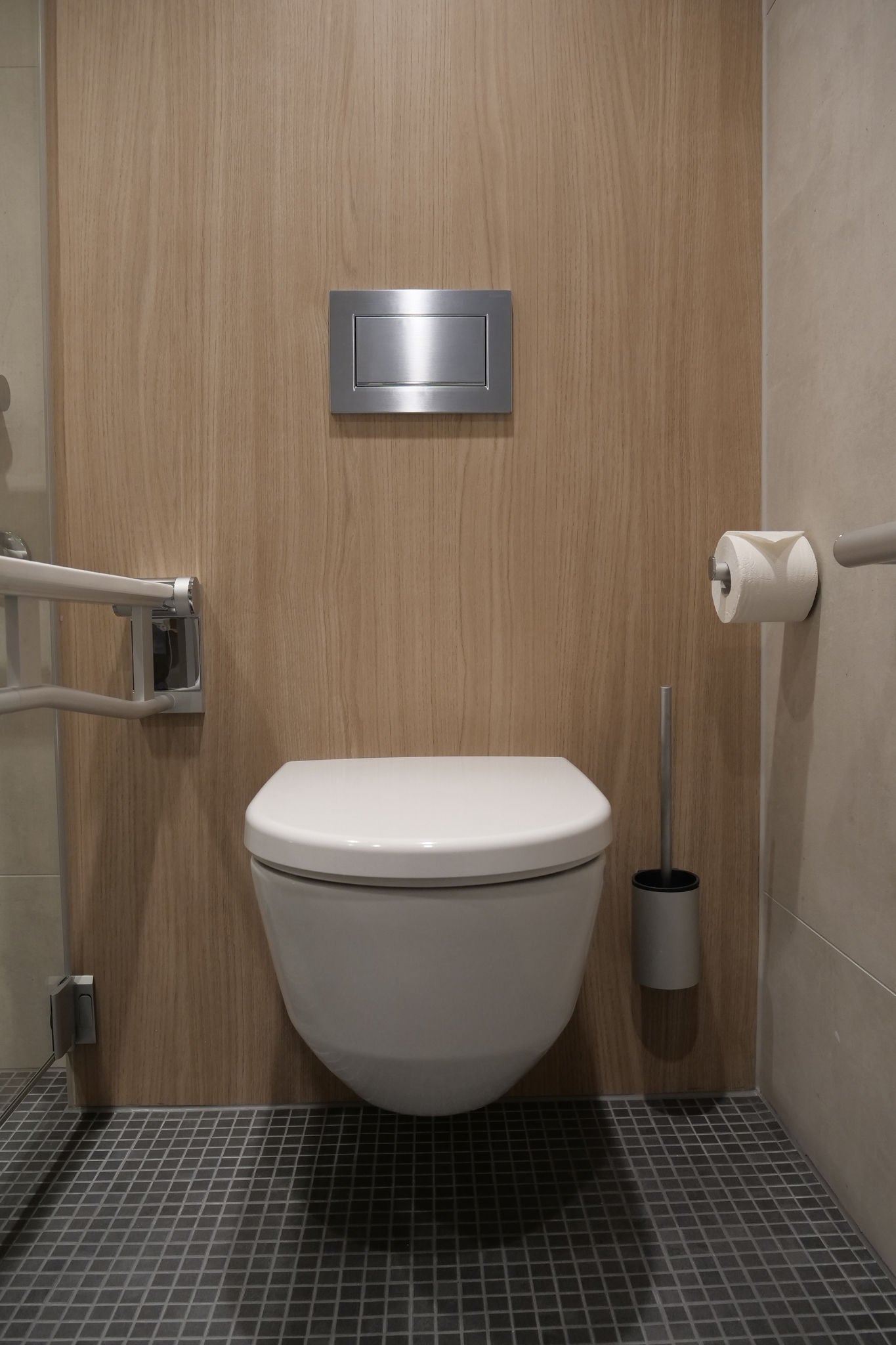 Toilet with PLAN CARE accessories in Agaplesion Hospital