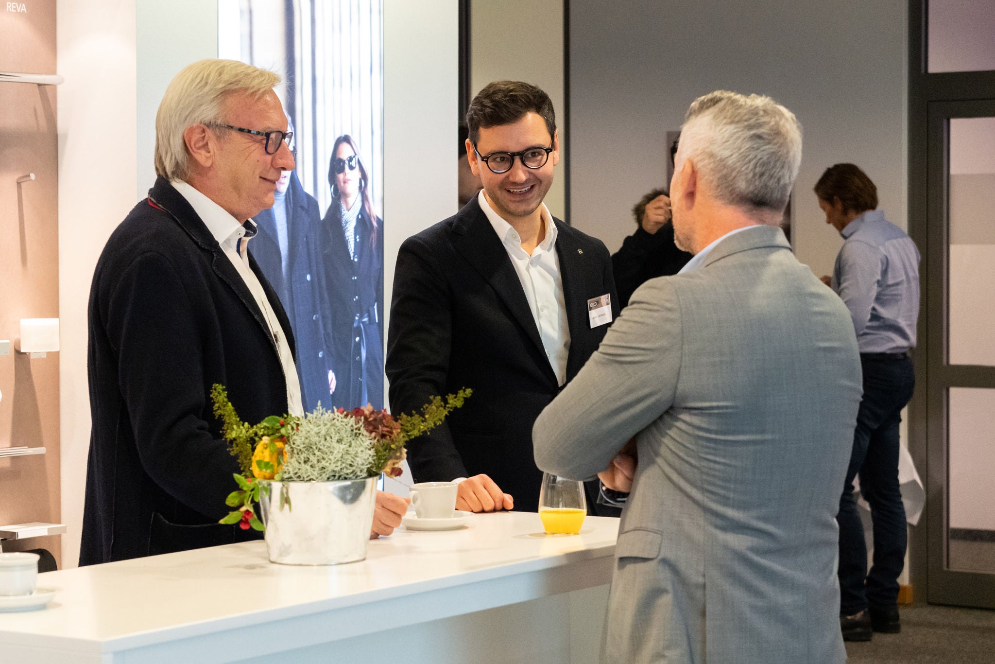 Teilnehmer der Veranstaltung Modulares Bauen im Gespräch