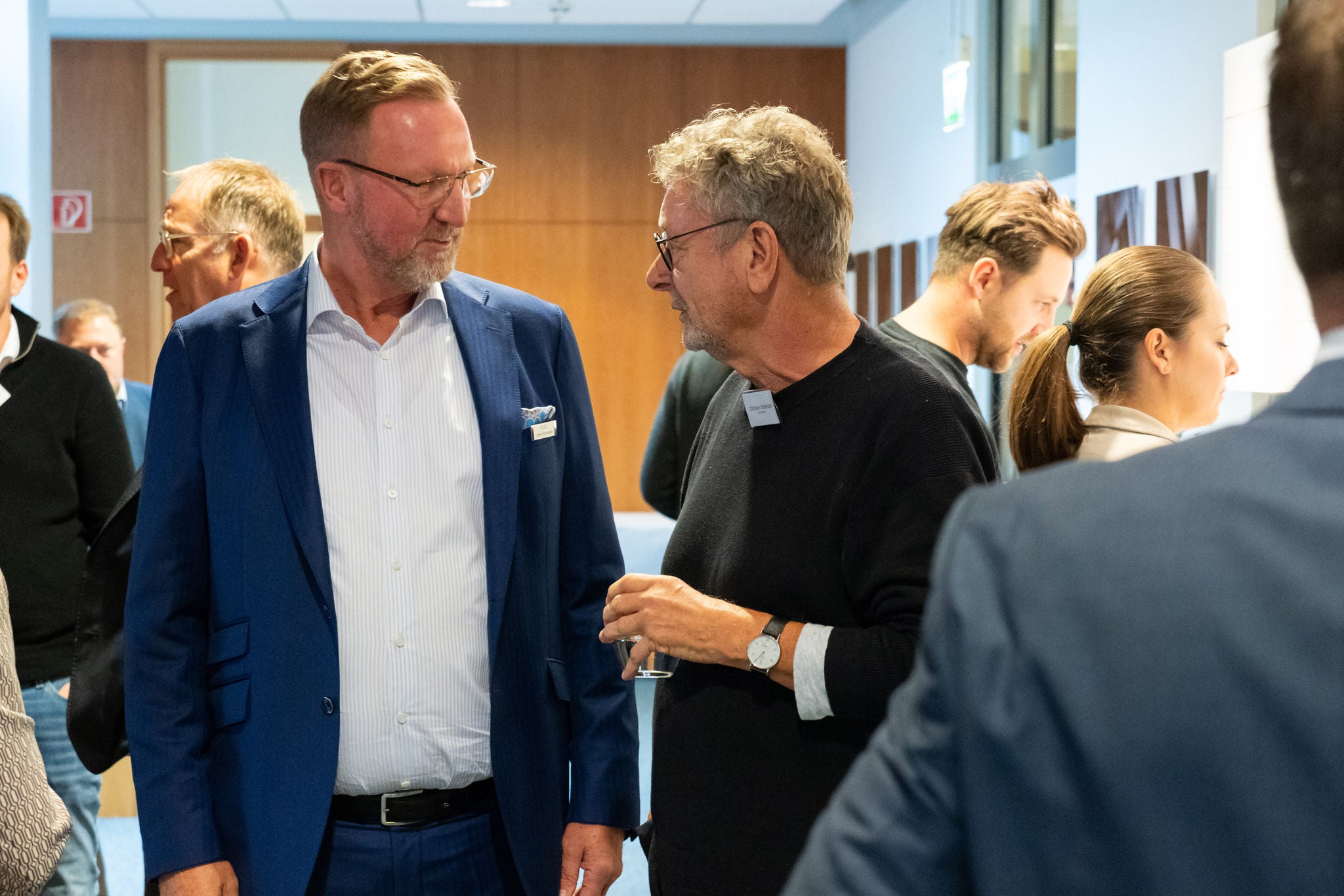 Teilnehmer der Veranstaltung Modulares Bauen im Gespräch