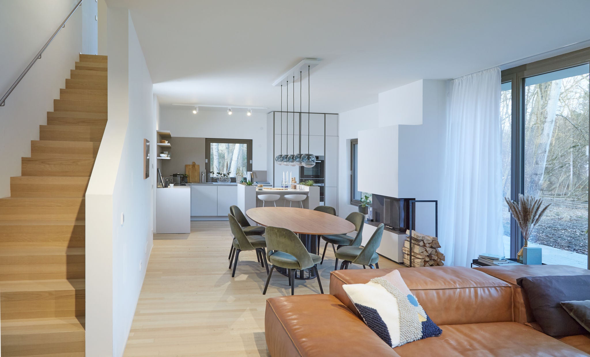 Interior view of private house in Herrsching