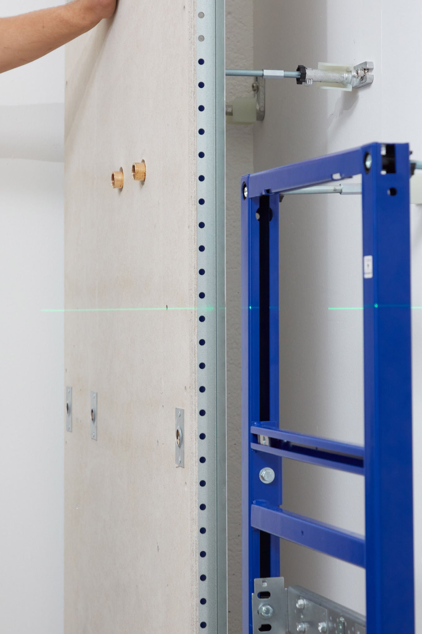 Systemisches Bad im Aufbau