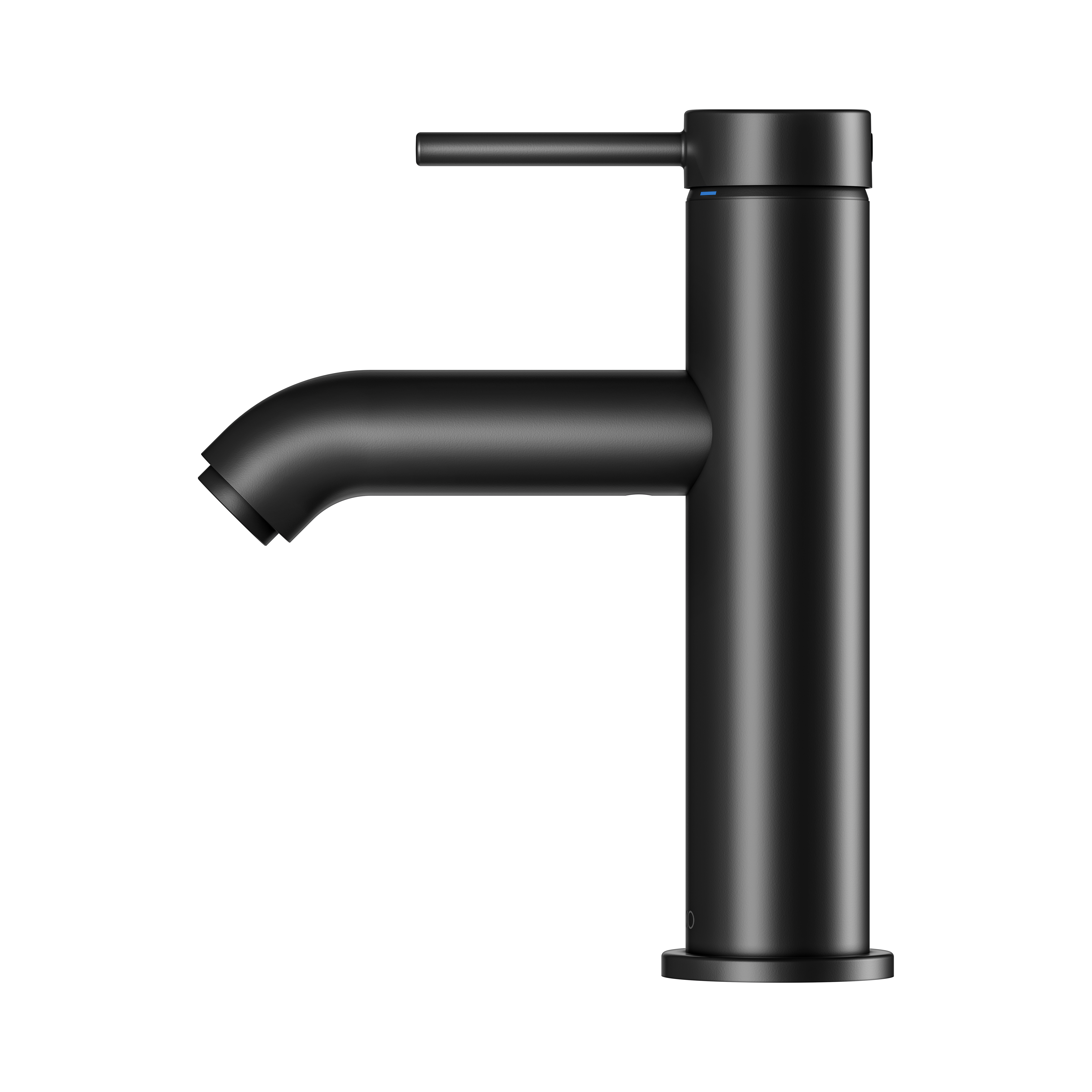 Freisteller IXMO SOFT Einhebel Waschtischmischer schwarz matt seitlich