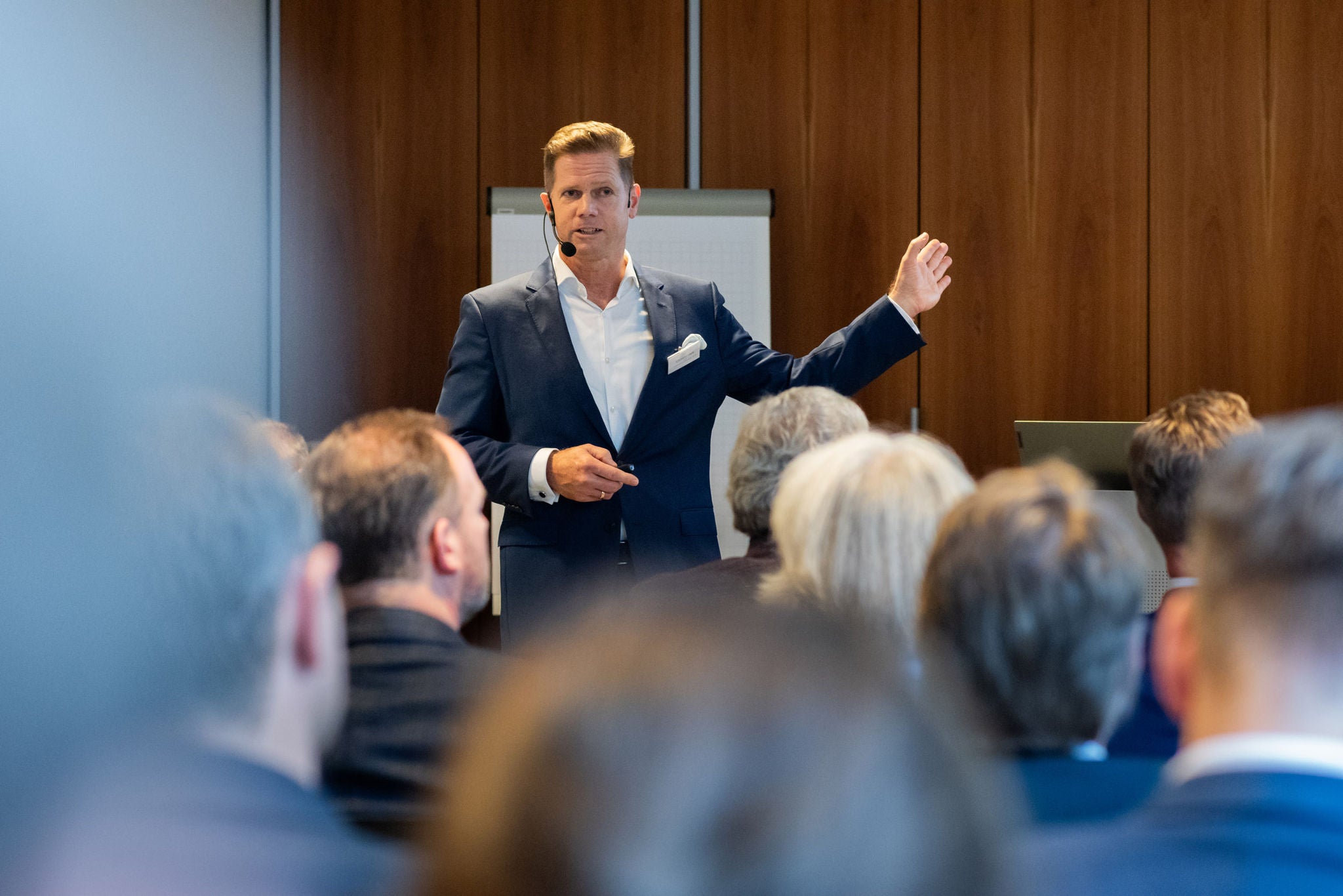 Speaker at the Modular Building event