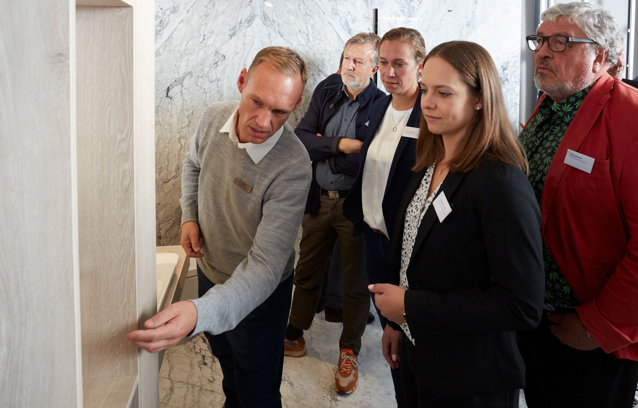 Produktpräsentation beim Expertenforum Modulares Bauen