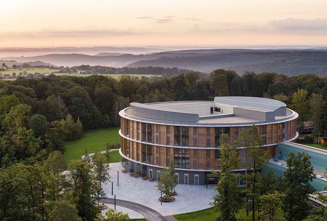 Luftaufnahme Waldkliniken Eisenberg