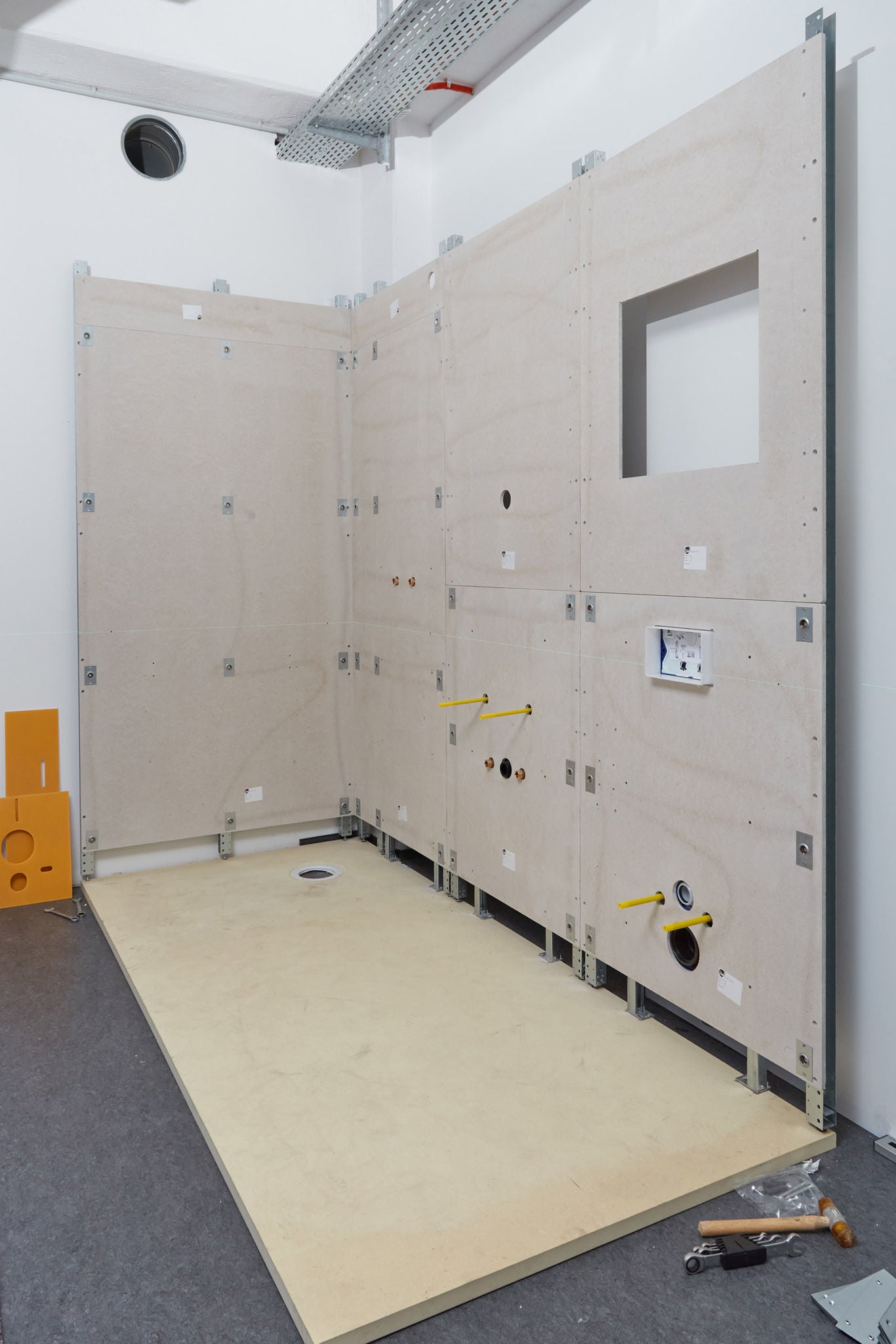 Systemisches Bad im Live-Aufbau